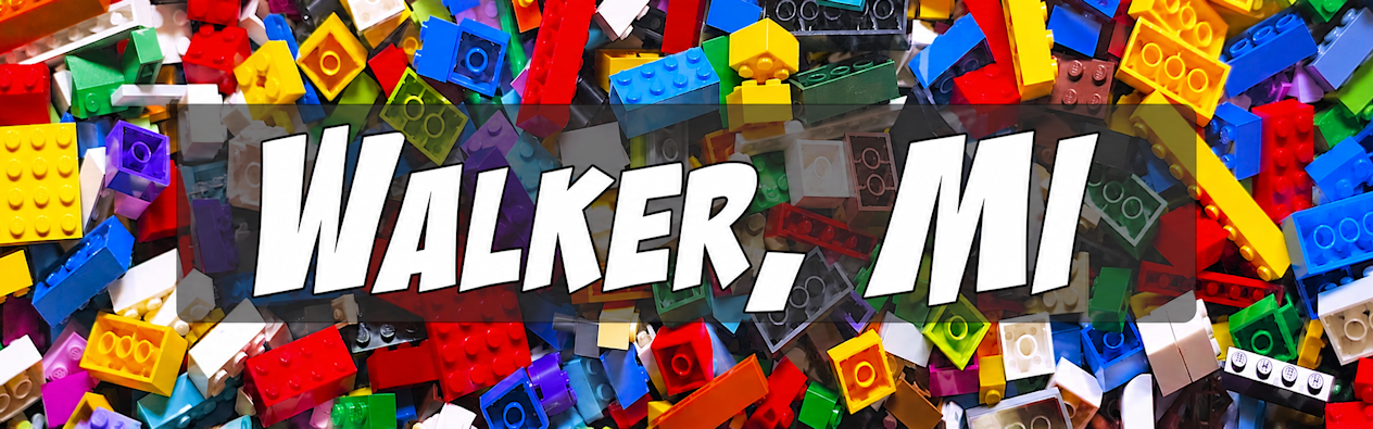banner-home Bricks & Minifigs Walker Michigan featuring a large selection of LEGO bricks, bulk LEGO pieces, retired sets, minifigures, and creative building supplies for LEGO fans of all ages